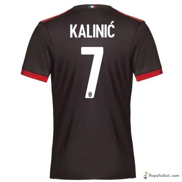 Camiseta AC Milan Replica Tercera Ropa Kalinic 2017/18